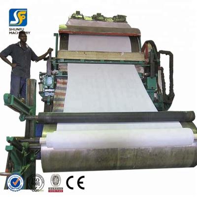 China Virgin Pulp Paper Making Field Waste Paper Recycling Making Tissue Paper Machine for sale