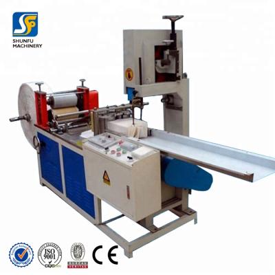 China Processing Plant Facial Tissue Napkin Paper Folding Machine 300mm for sale