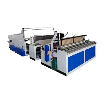 China Factory Folding Machine Paper Toilet Paper Making Machine For Sale In South Africa With Sealing Machine for sale