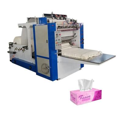 China Paper Industry Paper Recycling Automatic Box Packing Soft Facial Tissue Paper Machine Price for sale