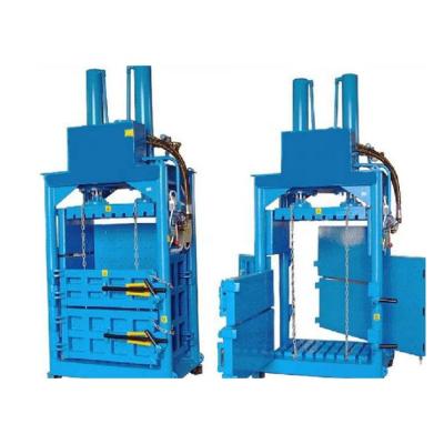 China Small Hydraulic Food Baler Machine For Used Baler Clothes Compress Waste Cardboard Baler Machine for sale