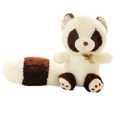 China Plush Soft Stuffed Toy Plush Raccoon Plush Toy Sitting Animal Toys Stuffed Raccoon Toys For Kids for sale