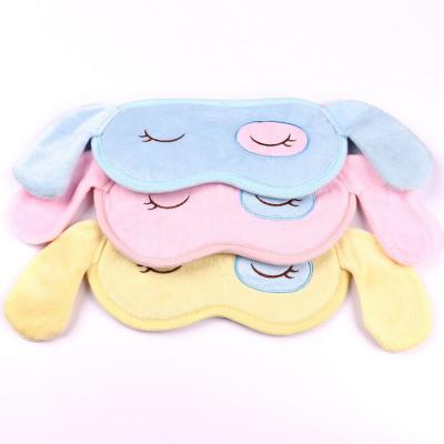 China Soft Plush Eye Mask Plush Sleep Masks For Home Sleeping Traveling for sale