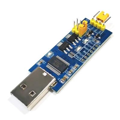 China Fast speed and good stability USB TTL Serial Port Panel 5V/3.3V/1.8V level download programming line to FT232RL small serial port module for sale