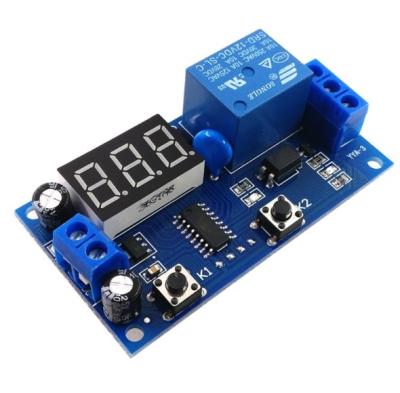 China Good Stability 12V Time Controlled Switch Fast Speed ​​and Infinite Loop Countdown Switch Controller Timing Intermittent Relay Module for sale