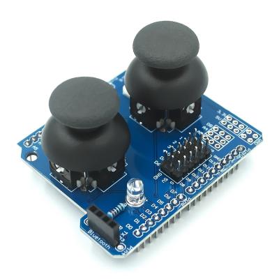 China Use to program electronic building blocks dual PS2 game joystick button module joystick compatible with UN R3 for sale