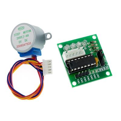 China Industrial Automation 5V Stepper Motor Board Four-Phase Stepper Motor+ULN2003 Power Board//Five-Wire Set Test Board 1 for sale