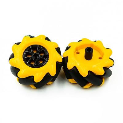 China Fashionable Motor Omnidirectional Smart Car Wheel 48mm 60mm 80mm 97mm TT Wheel Mecanum Moving Car for sale