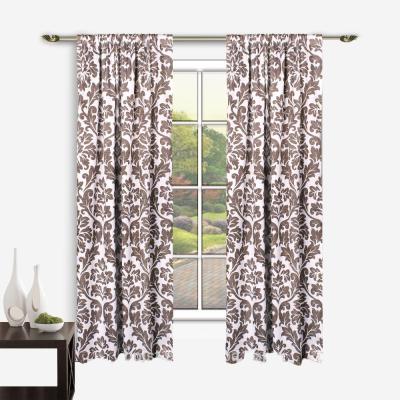 China Wholesale Luxury Ready Made Fancy Sun Shade Home Textiles Blackout China Curtain American Jacquard Window Curtain for sale