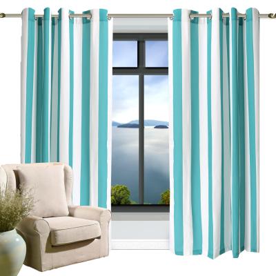 China Blackout Cheap Home Decorative Light Shading Polyester Full Window Curtain for sale