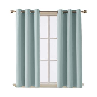 China 2022 Hot Selling Blackout Hotel Fabric Blackout Cheap Home Window Curtains For Living Room for sale