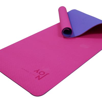 China Metal Customized Mat Waterproof Non-slip Rubber Mat Gym Fitness Pilates Supplies Logo Bulk Time Outdoor Eco-Friendly Yoga Mat for sale