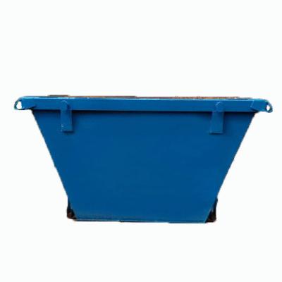 China Certified Farm DNV 2.7-1 Petroleum Drilling Cutting Container Waste Bin 6 5 4 Yards Downflow Tilting Bucket Hopper Container for sale