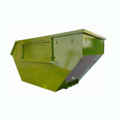 China Farm 4 Yards 6 Yards 8 Yards Tipper Loader Tipping Bucket Drop Hopper Container for sale