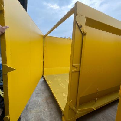 China High Labor Efficiency Waste Management Stackable Waste Recycling Hook Lift Bin Custom Roll On Container Dump for sale