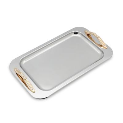 China Luxury On Sale Serving Tray Other Hotel and Restaurant Supply Stainless Steel Food Serving Tray for sale