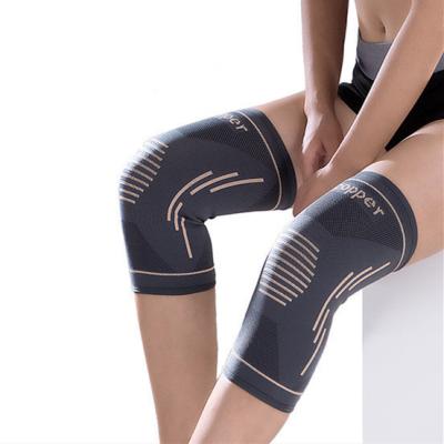 China Good Quality Antibacterial Knitting Nylon Copper Sleeves Leg Protector Compression Knee Brace Brace for sale