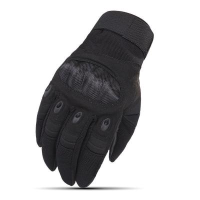 China Touch Screen Fingertips Factory Touch Screen Full Finger Motorcycle Leather Waterproof Sweat Racing Gloves for sale