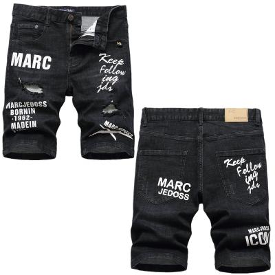 China Waterproof factory direct summer mens denim shorts stretch mens jeans plus size damaged jeans abbreviations mens for sale