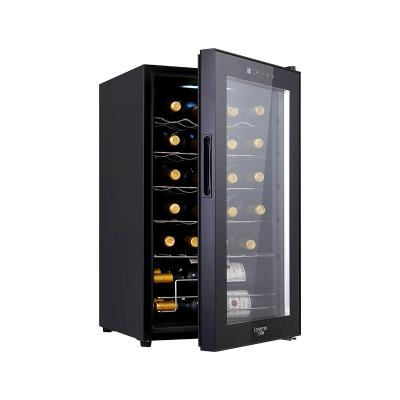 China Wholesale Hotel Electronic 70L Wine Fridge Small Thermostatic Wine Cabinets For Home And Office for sale