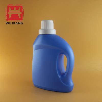 China Laundry Liquid Bottle In Stock HDPE 1L 2L 3L Laundry Detergent Bottle With Cap for sale