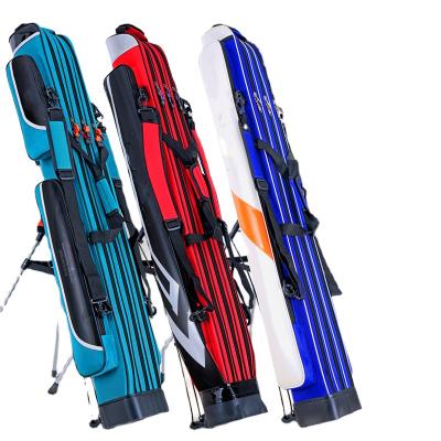 China Portable Organizer Easy Carrying Bag Case Rod Reel Gear Holder Storage Large Capacity Fishing Tackle Box Soft Tackle Box for sale