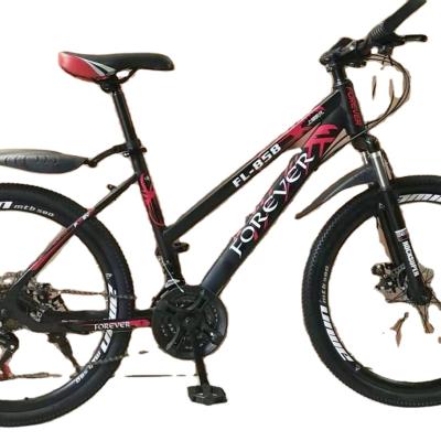 China Fashionable Mountain Bike Aluminum Alloy Double Disc Brake Mountain Bike Antiskid Mountain Bike for sale