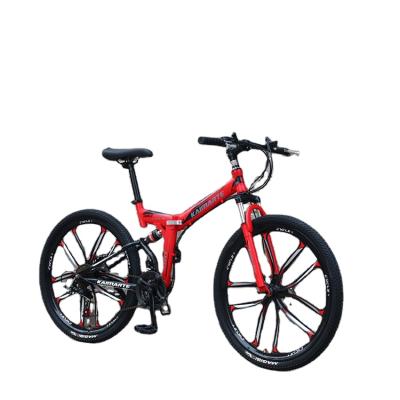 China Fashionable Carbon Steel MTB Mountain Bike Full Suspension Mountain Bicycle 26