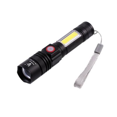 China Zoomable Waterproof Rechargeable USB Hunting Lamp Hand Light Flashlight Rabbit Hunting Light for sale