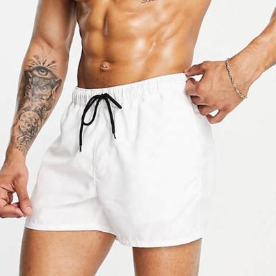 China Wholesale Design QUICK DRY Logo Printed Plus Size Custom Summer Running Shorts White Short Length Swim Shorts for sale