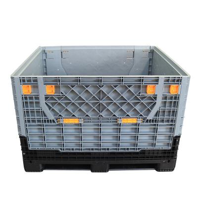 China COLLECTION PLASTIC BOX PALLET TRANSPORT Thickened Folding Grid Pallet Container for sale