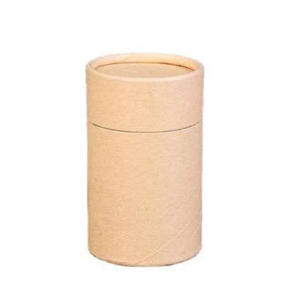 China Factory Wholesale Recyclable Customization Round Tube Kraft Paper Cardboard Box For Bottle Kraft Paper Gift Box for sale