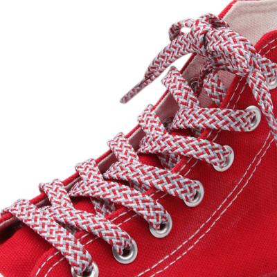 China Coolstring Factory Manufacturer Customized Flat Support Model Wholesale Flat Laces For Jordans White Laces for sale