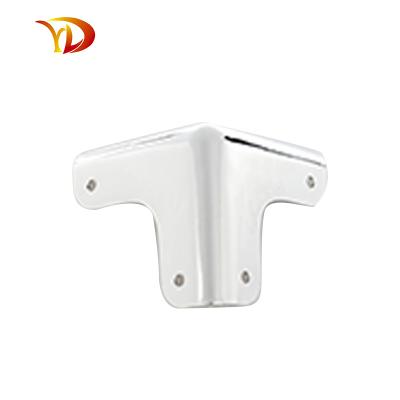 China Luggage aluminum wrap angle parts 3 sided metal corner guard for sale