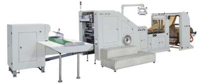 China Roll Feeding Square Bottom Paper Bag Machine for sale