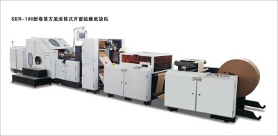 China Paper bag making machine with window inline for sale