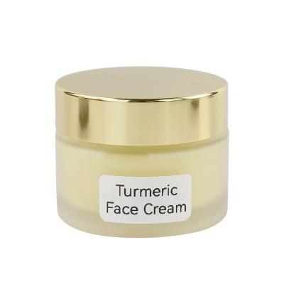 China Guanjing OEM 50ml Natural Organic Turemeric Moisturizing Care Anti Aging Skin Whitening Face Cream Anti Aging Brightening Cream for sale