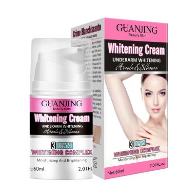 China Whitening GUANJING peel below whitening moisturizing dark spot cream removing lightening cream for sale