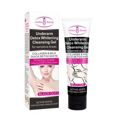 China Hot Selling OEM ODM Moisturizer Cream Cleanser Whitening Black Pores For Skin Purifying Armpit And Odor Removrs For Women for sale