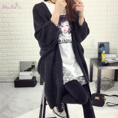 China New Breathable Fast Delivery Stylish Women Girls Long Sleeve Cardigan Olive Sweater for sale