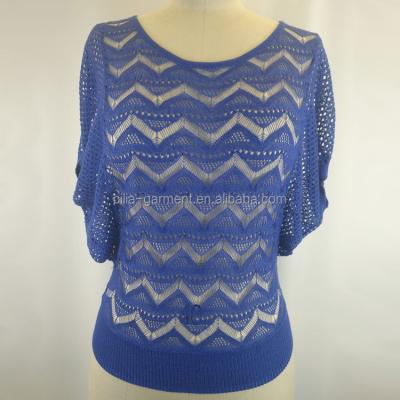 China Anti-pilling Ladies Women Bolero Handmade Loose Knitted Sweater Chinese Supplier for sale