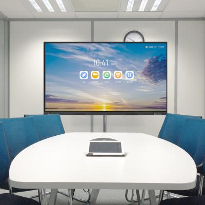 China Meeting 85/86 inch smart interactive display smart board touch screen optional ops interactive whiteboard for sale