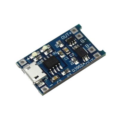 China TP4056 1A Li-ion battery protection circuit module USB 18650 micro lithium battery charging protect board charger module for sale