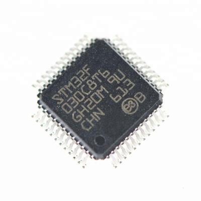 China ARM Cortex-M0 STM32F303 Microcontroller IC STM32F030C8T6 48MHz for sale