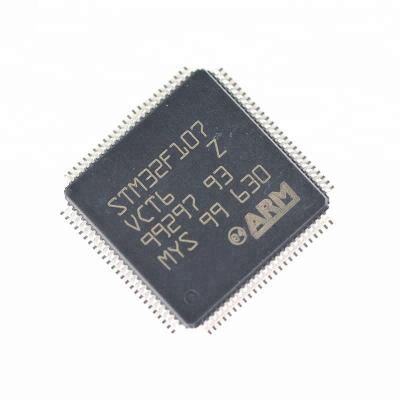 China ARM Cortex-M3 STM32 F1 Microcontroller IC STM32F107VCT6 32-bit 72MHz for sale