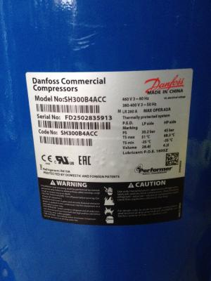 China Compressor do condicionamento de ar do executor do compressor SH300B4ACC da refrigeração do rolo do executor de R410A Danfoss à venda