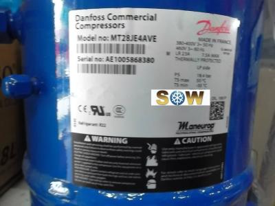 China Pistão comercial de França Maneurop do compressor de MT28JE4AVE R22 Danfoss que reciproca o compressor do compressor à venda