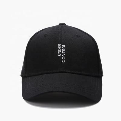 China OEM COMMON 6 Panel Cotton Structured Curve Bill Embroidery Logo Custom Baseball Cap for sale