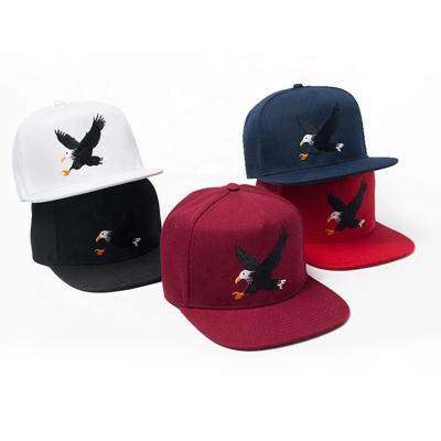 China Custom 100% Five Panel Embroidery Cotton Logo Joint Promotional Snapback Recycling Hat for sale