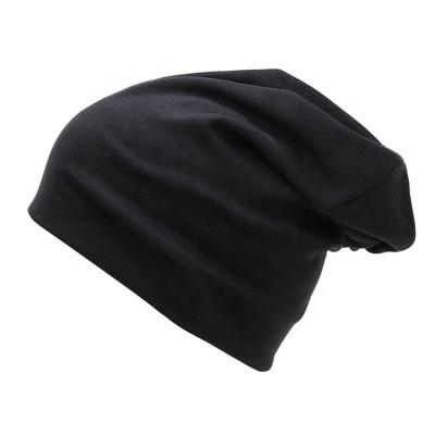 China COMMON pure custom skull color logo fashion beanie hat 100% cotton bboy hat for men for sale